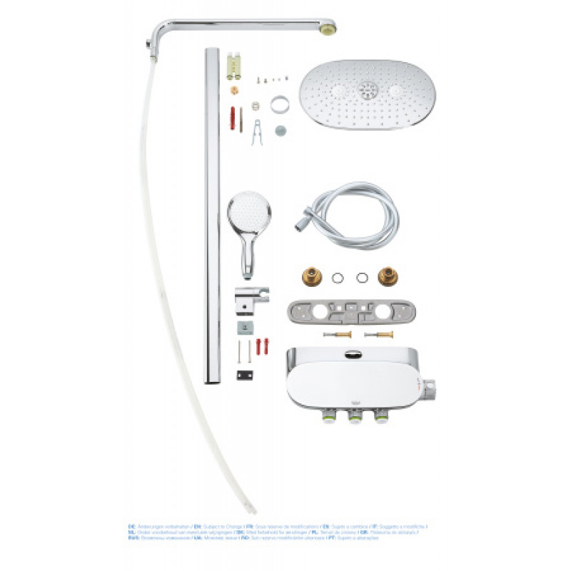 Душевая система с термостатом Grohe Rainshower SmartControl 360 DUO 26250000
