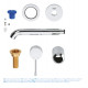 Смеситель для раковины встроенный Grohe Essence M (наружная часть) 19408001
