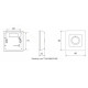 Кімнатний термостат Danfoss Icon Dial On-wall 230 В 088U1005