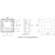 Комнатный термостат Danfoss Icon Display In-wall 230 В 088U1010