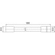 Душевой шланг VALVEX CARRE SilverShine 1500 мм 2500070