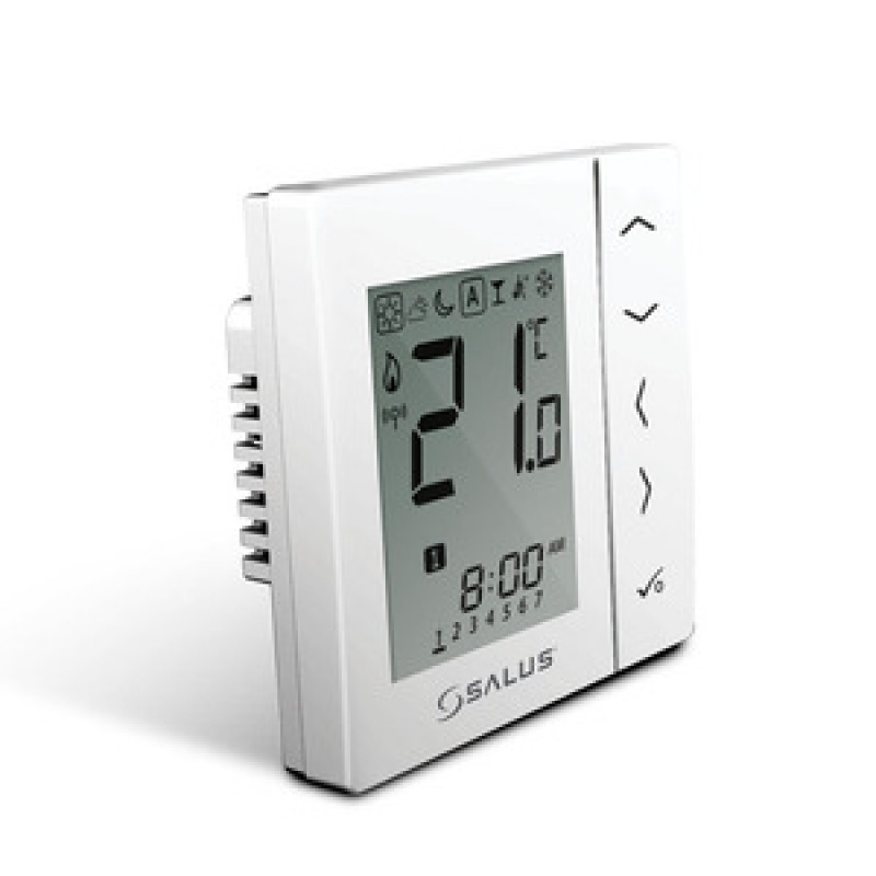 Терморегулятор цифровий білий з функцією NSB Salus VS30W