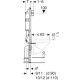 Инсталляция для унитаза Geberit Duofix Delta 111.153.00.1