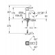 Смеситель для раковины Grohe Grandera M 23310000
