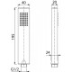 Душевая лейка VALVEX CARRE 2328280