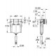 Комплект с накладной панелью Grohe GD2 Skate Air 38895000