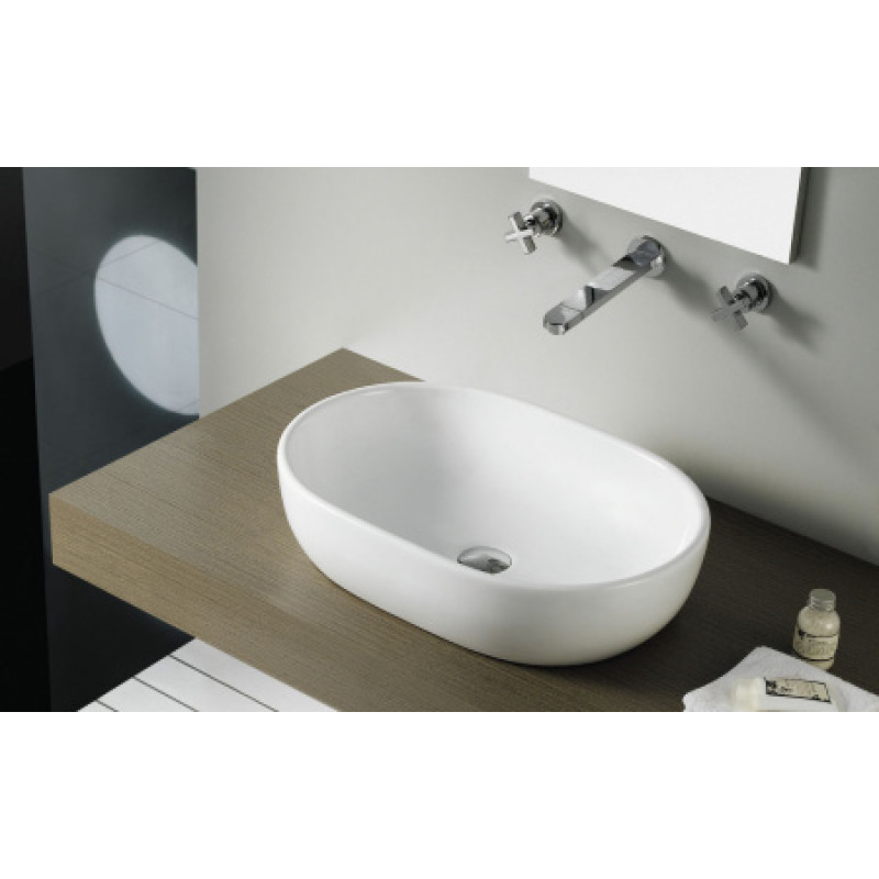 Раковина Bathco Toulouse Toile de Jouy Verde/ Green 590x415x145