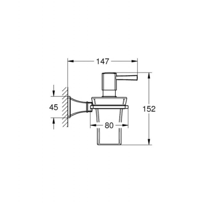 Дозатор жидкого мыла Grohe Grandera 40627IG0