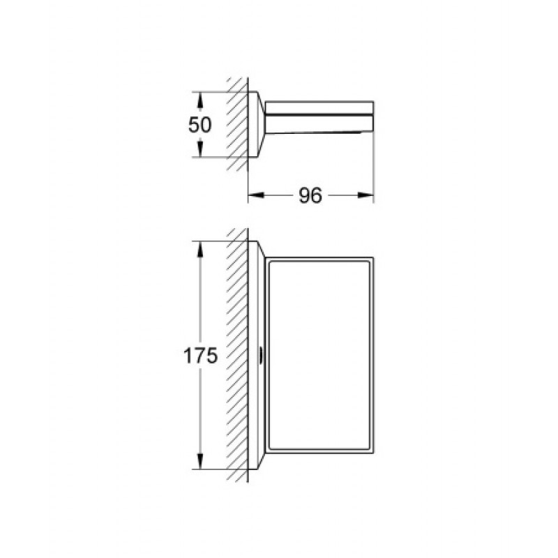 Мыльница Grohe Allure Brilliant 40504000