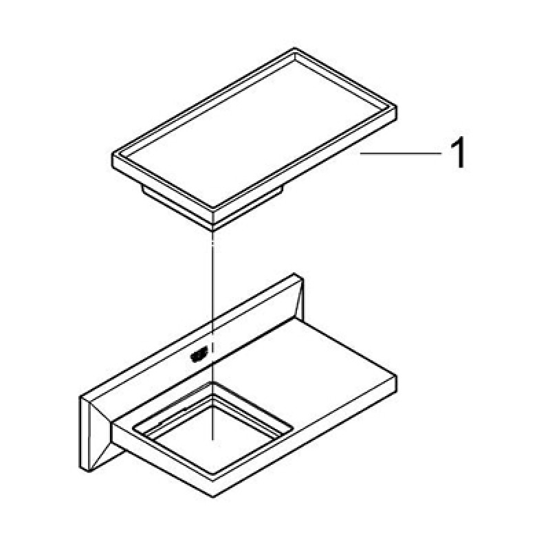 Мыльница Grohe Allure Brilliant 40504000