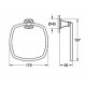 Утримувач рушника Grohe Grandera 40630IG0