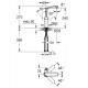 Смеситель для раковины Grohe Veris L 32187000
