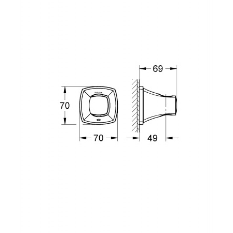 Держатель лейки Grohe Grandera 27969IG0