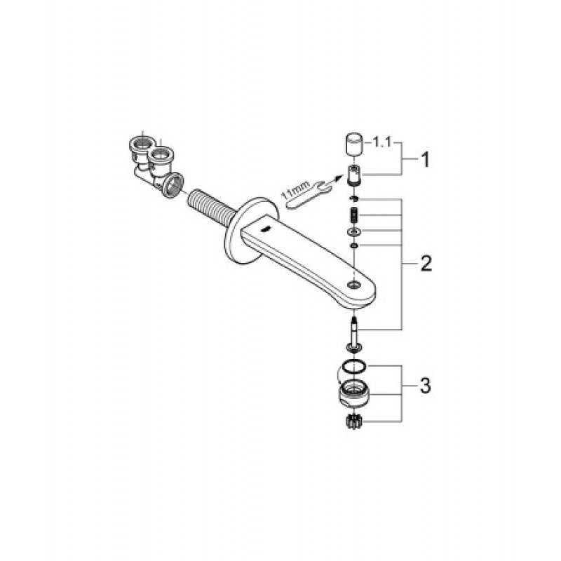 Излив Grohe Eurodisc Cosmopolitan 13277002