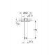 Потолочный кронштейн Grohe Rainshower 142 мм 28724000