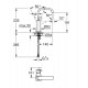 Смеситель для раковины Grohe Allure L 23076000