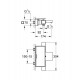 Термостатический смеситель для ванны Grohe Grohtherm Cube 34502000