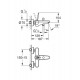 Cмеситель для ванны Grohe Eurodisc Joy DN15 23431000