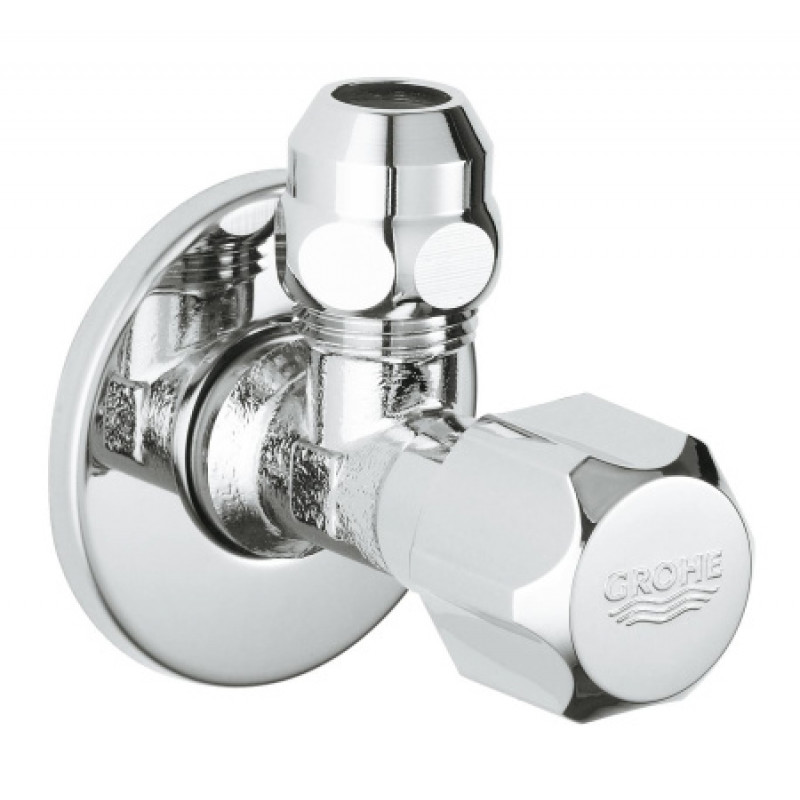 Сантехнический кран угловой Grohe 1/2х3/8 з цангою (упаковка 10 шт)