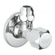 Сантехнический кран угловой Grohe 1/2х3/8 з цангою (упаковка 10 шт)