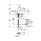 Cмеситель для раковины Grohe Eurodisc Joy DN15 23427000
