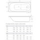 Ванна акриловая Radaway Tesalia 1600x700 WA1-06-160x070U