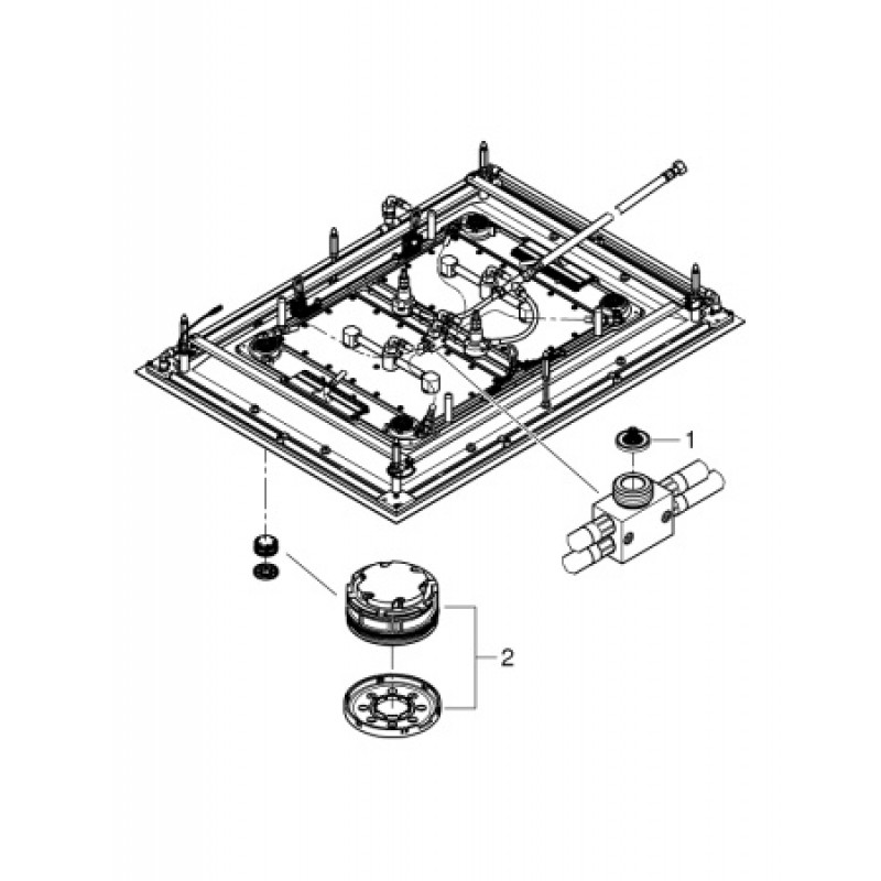 Верхний душ Grohe Rainshower F-Series 40'' AquaSymphony 26373001