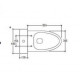 Крышка для унитаза GSG BOING Soft Close BOCOPRTICR000
