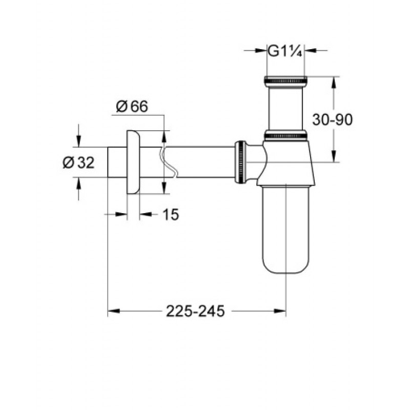 Сифон для умывальника Grohe 28920000