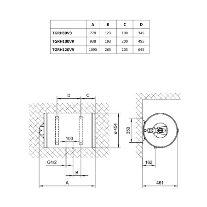 Бойлер Gorenje TGRH100V9