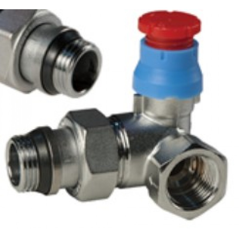 Кран для радіаторів GIACOMINI кутовий 1/2 "x 18 R403X034
