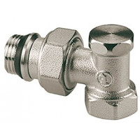 Кран для радіаторів GIACOMINI відсікаючий кутовий 1/2 " R16X033