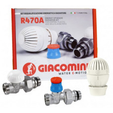 Комплект для радиатора GIACOMINI 3/8 "x 16 - прямой R470AX012