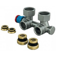 Вузол нижнього підключення GIACOMINI кутовий 3/4 "F x 3/4" E R386TX013