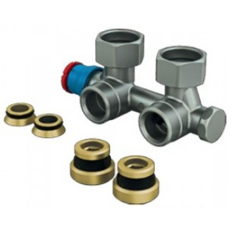 Узел нижнего подключения GIACOMINI угловой 3/4 "F x 3/4" E R386TX013