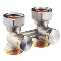Узел нижнего подключения GIACOMINI прямой  3/4 "F x 18 R387X001