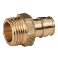 Прямой фитинг GX с наружной резьбой., размер 16x1 / 2 "M Giacomini GX107Y033