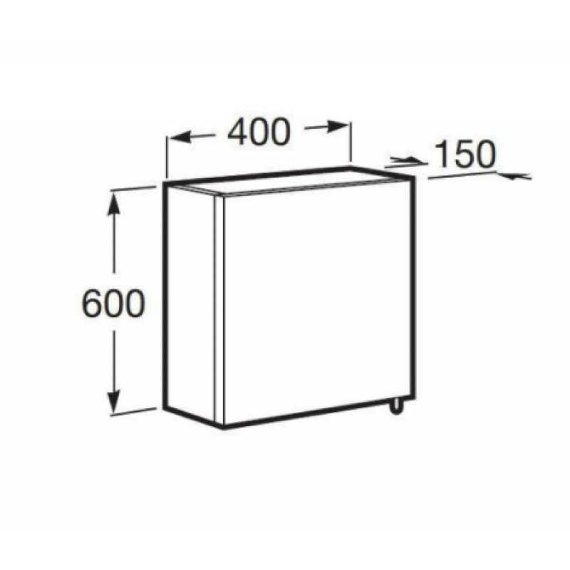 Шафка-дзеркало ROCA A856839806