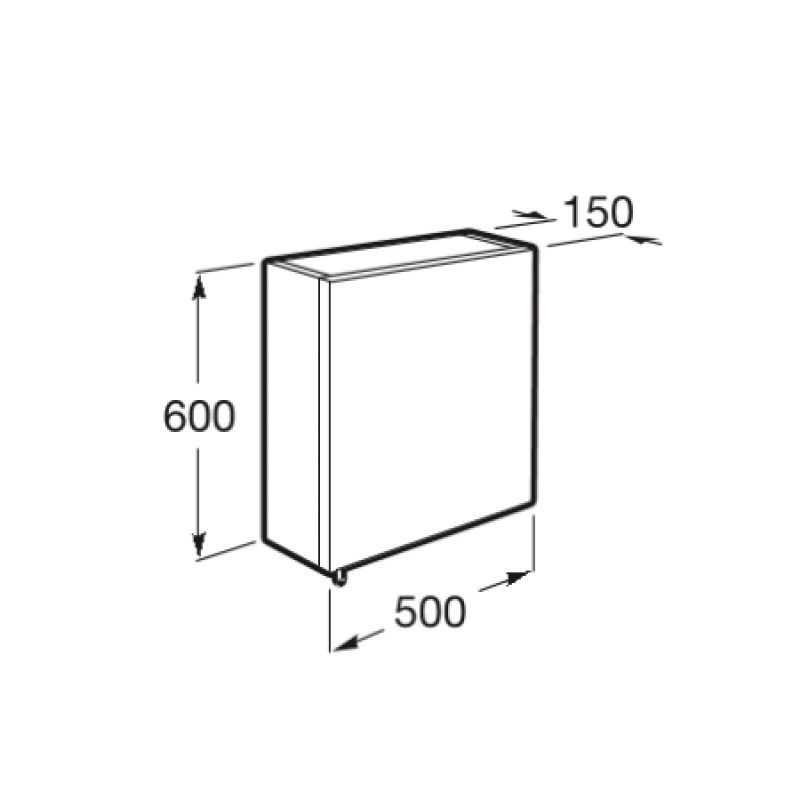 Шкафчик-зеркало ROCA A856840153