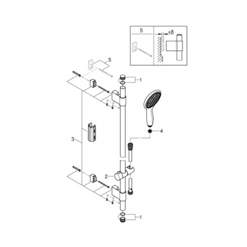 Душовий гарнітур Grohe Power&Soul 115 27759000