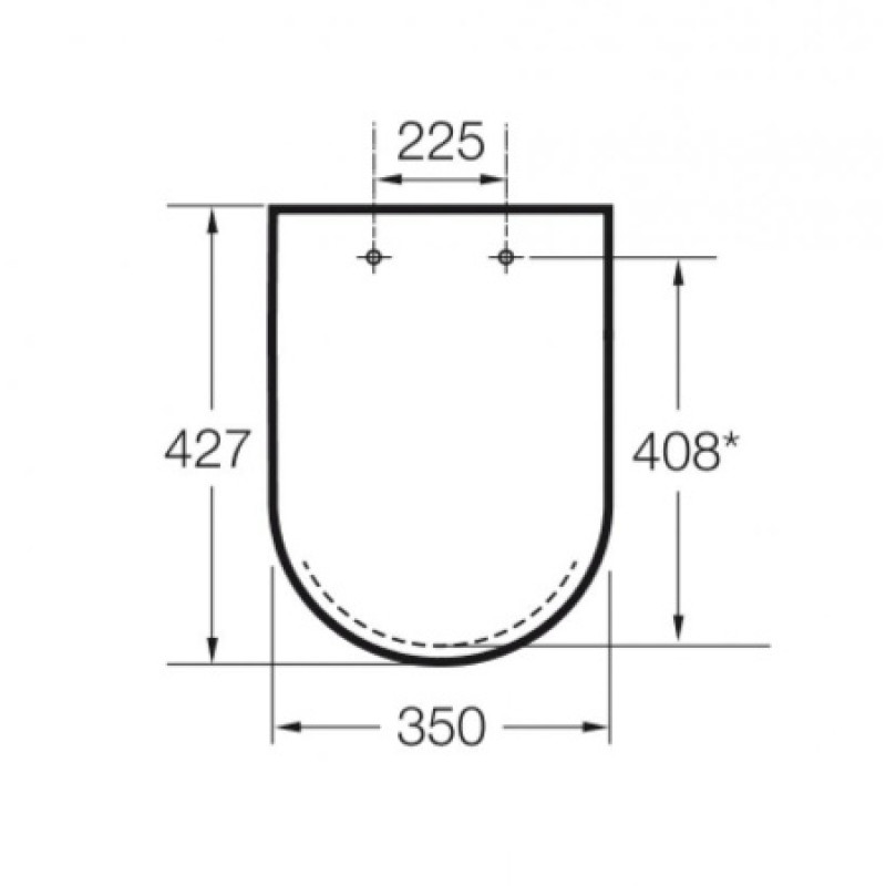 Крышка для унитаза ROCA The Gap Soft Close Duroplast A80148200U