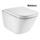 Унитаз подвесной ROCA The Gap + крышка A34H47C000