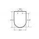 Кришка для унітазу ROCA Dama-N Duroplast A801780004