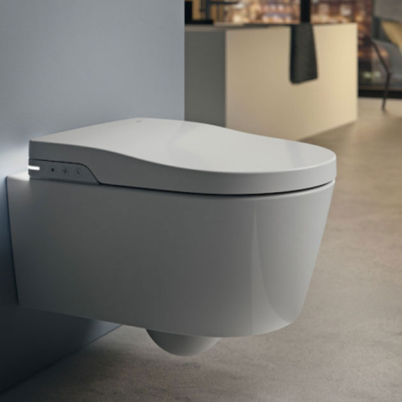 Унітаз підвісний з функцією біде Roca Inspira In-Wash Rimless A803060001