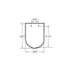 Крышка для унитаза ROCA Hall Soft Close Duroplast A801622004