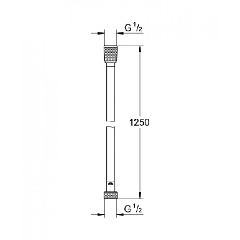 Душовий шланг 1250 мм Grohe Silverflex cool sunrise 28362GL0