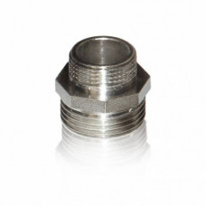 Ниппель General Fittings латунный никелированный 1"х3/4" НН 260003N100500H