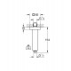 Стельовий кронштейн Grohe Rainshower 154 мм 27711000