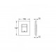 Клавиша смыва Grohe Skate Cosmopolitan титаниум 38732BR0