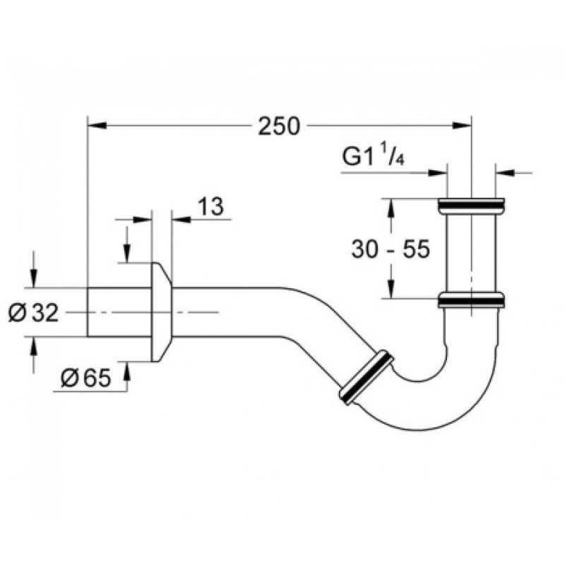 Сифон для биде Grohe 28946000